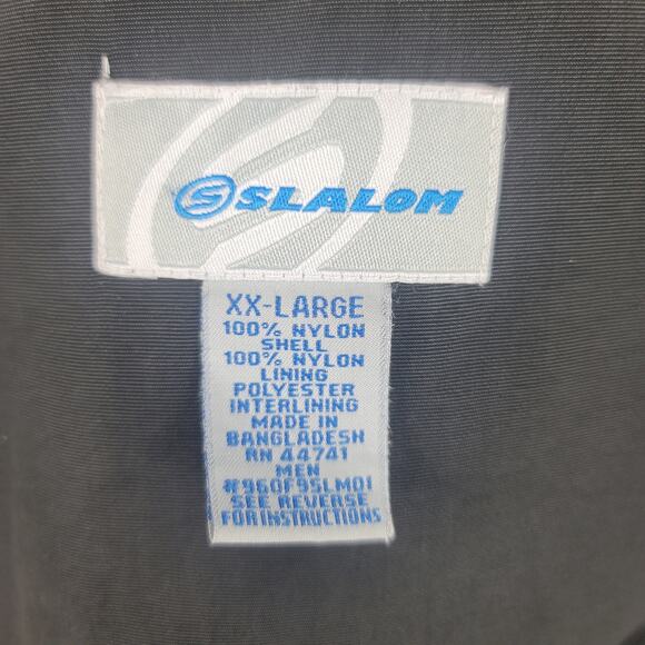 Slalom Black Ski Snowboarding Adjustable Bibs Mens  XXL *READ - Picture 5 of 5